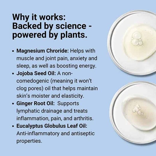 Hot Spell Magnesium Ginger Bath Oil, SDY